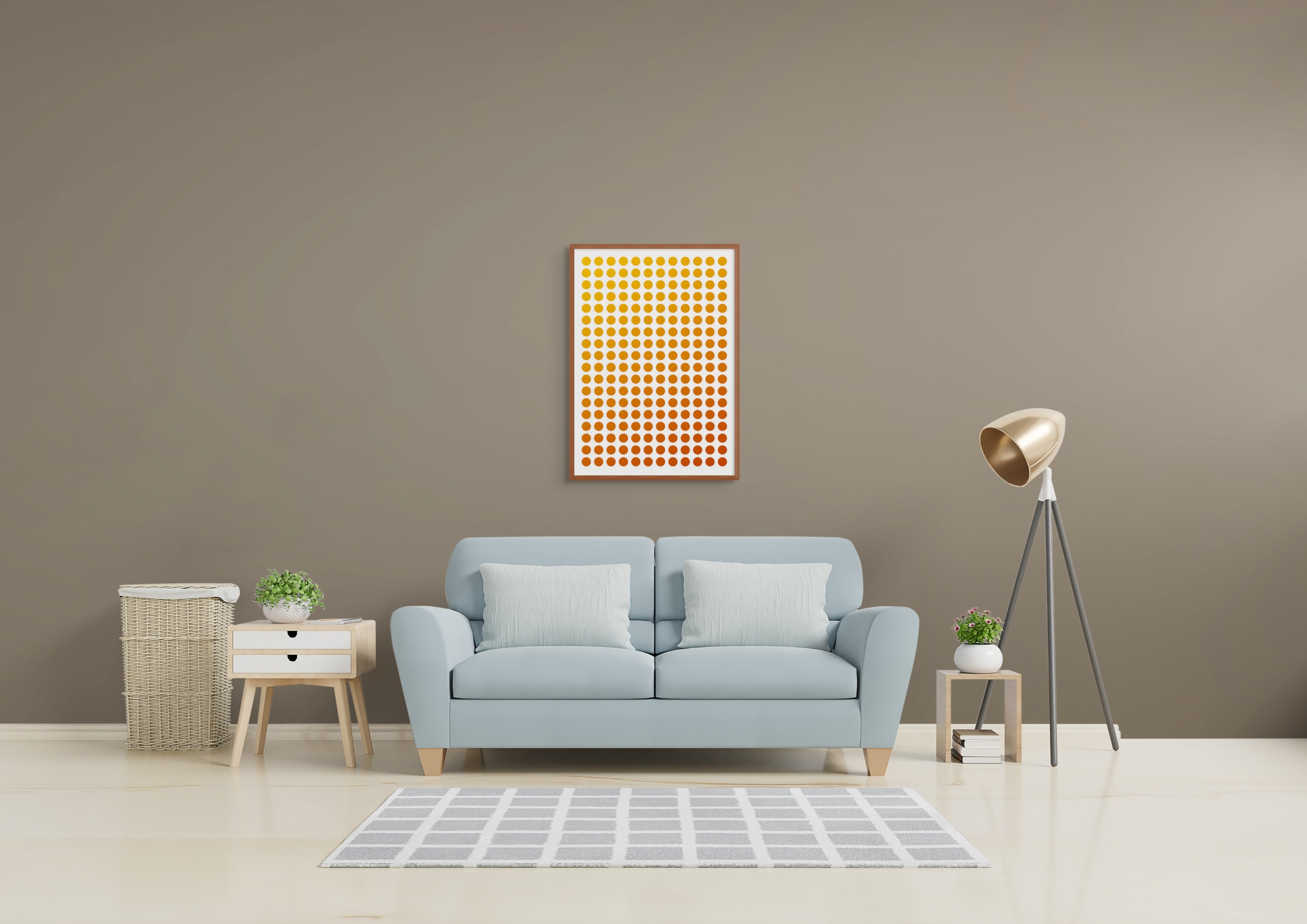 Deep Sunset - Framed Portriat