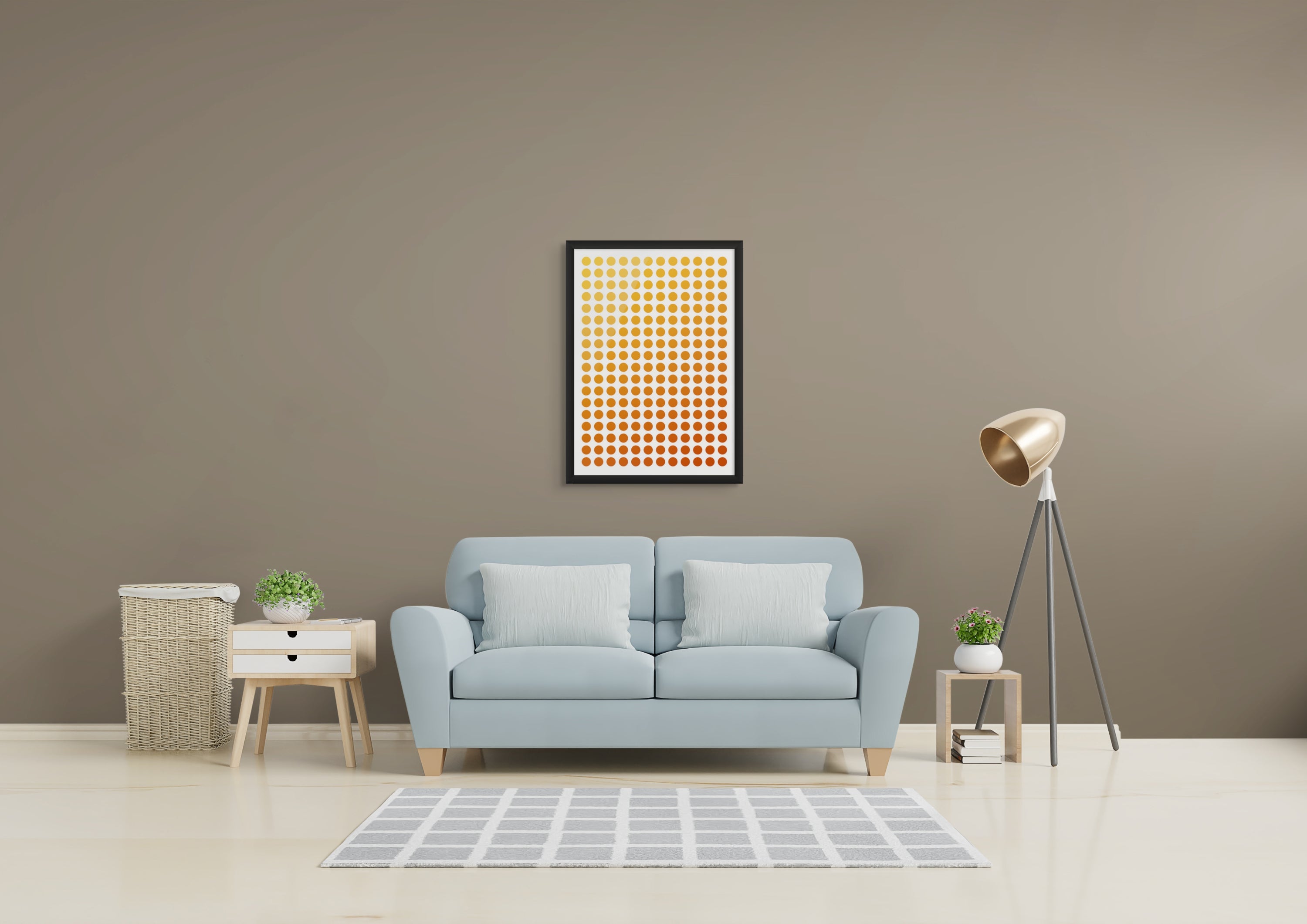 Deep Sunset - Framed Portriat