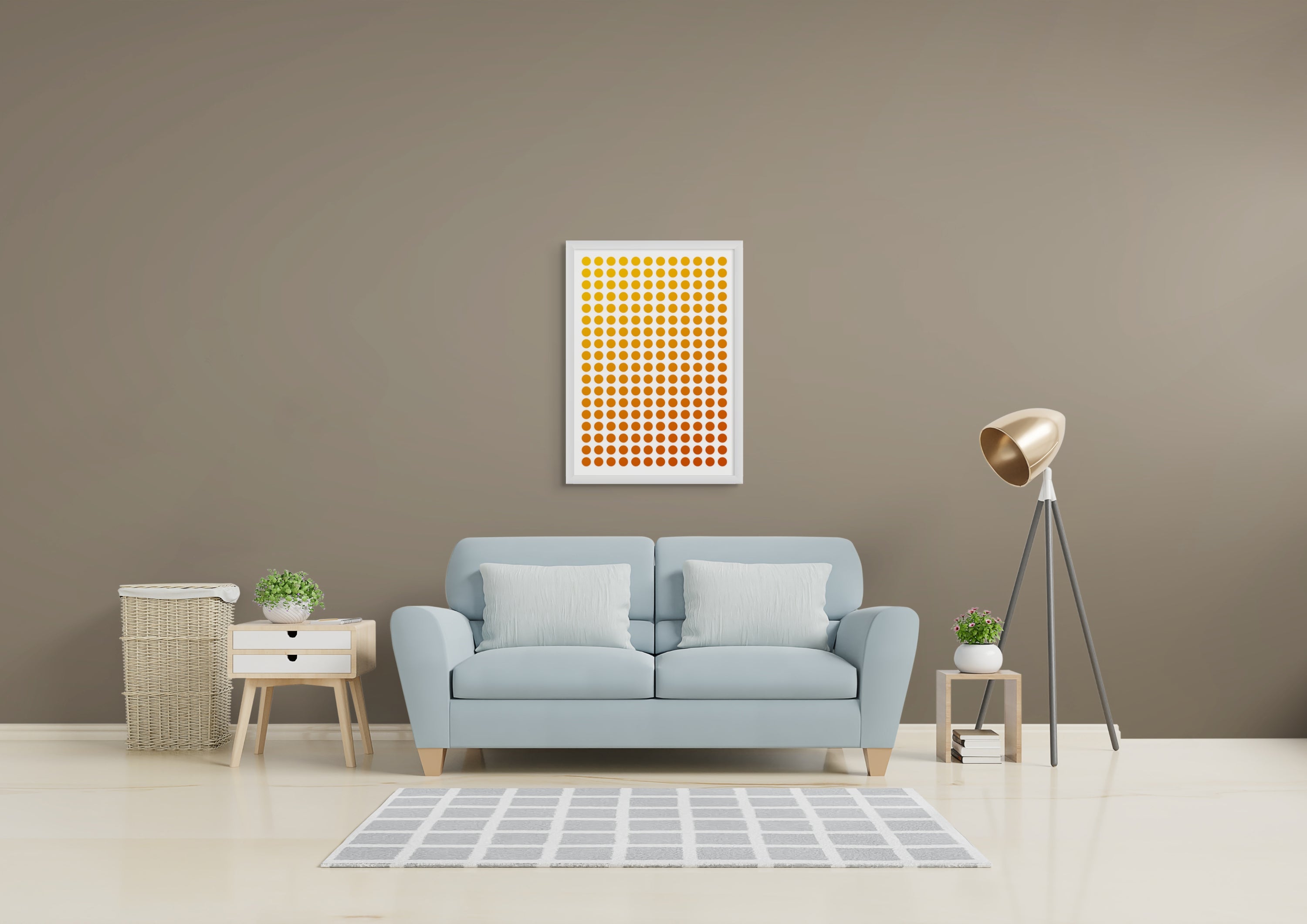 Deep Sunset - Framed Portriat