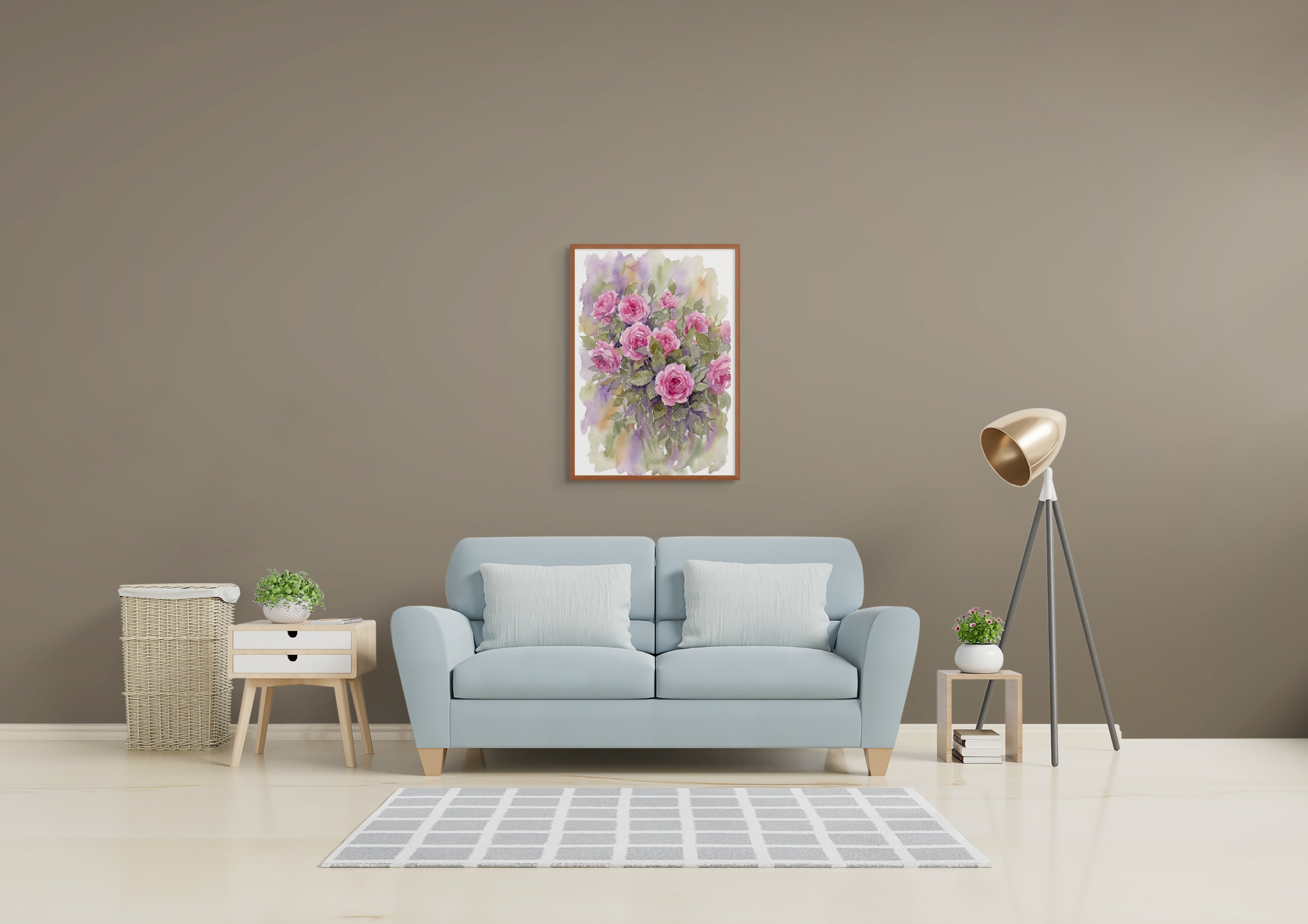 Rose Bush - Framed Portrait