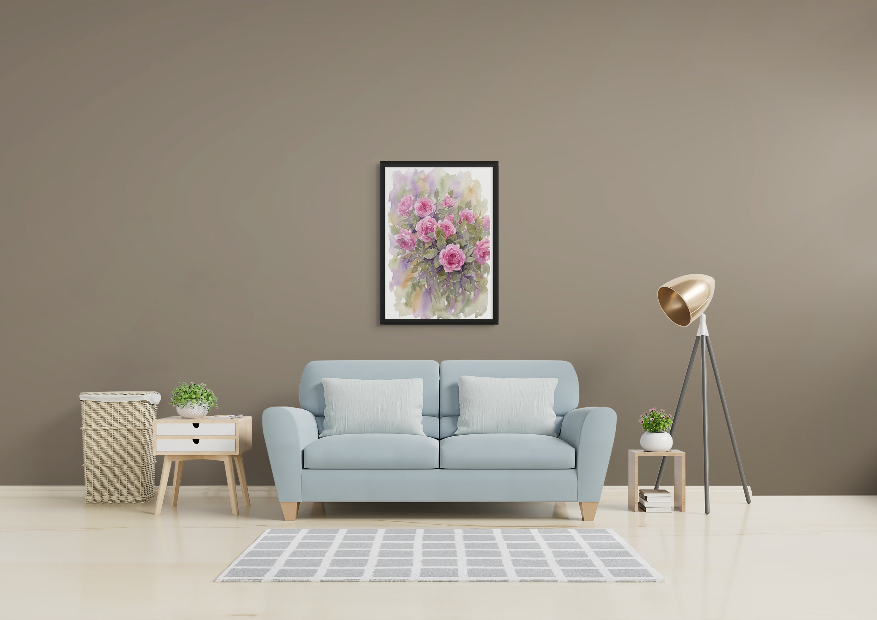 Rose Bush - Framed Portrait