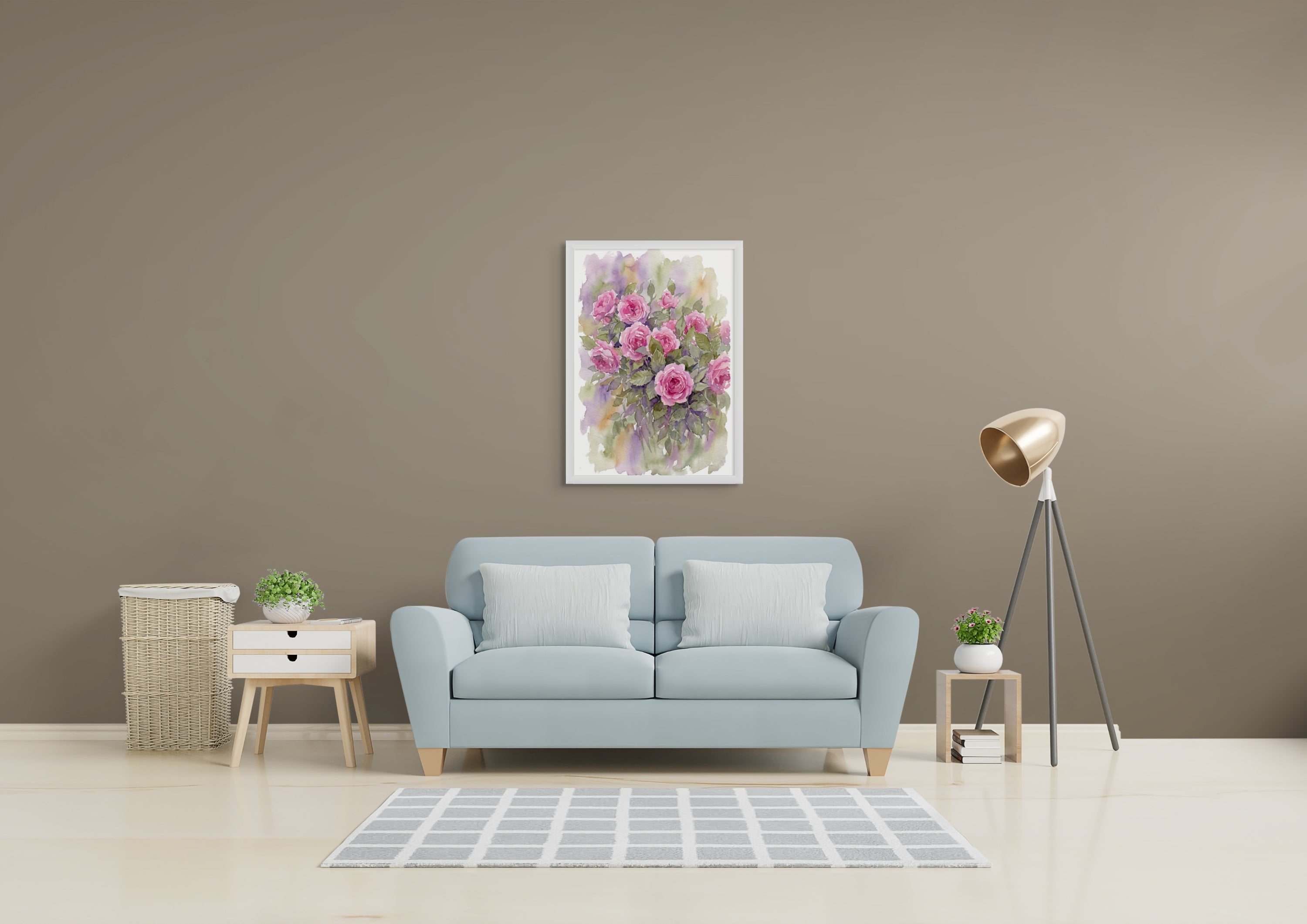 Rose Bush - Framed Portrait